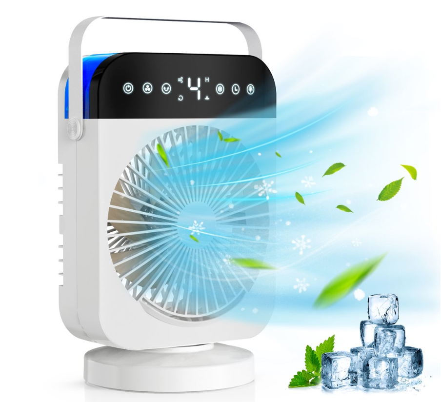 Mini Portable Air Conditioner Cooling Fan,Personal Small Air Conditioner Evapora