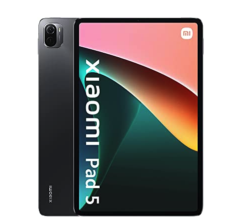 Xiaomi Pad 5 WiFi Only 11 inches 120Hz 8720mAh Bluetooth 5.0 Four Speakers Dolby Atmos 13 Mp Camera + Fast Car 51W Charger Bundle (Cosmic Gray, 256GB + 6GB)